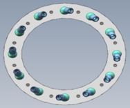 thrust vector nozzle-rotate left